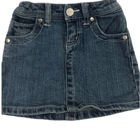 PINC EUC GIRLS BLUE JEAN SKIRT SIZE 4T - Picture 1 of 8